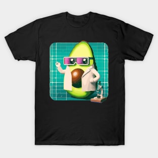 Funny Avocado Scientist T-Shirt